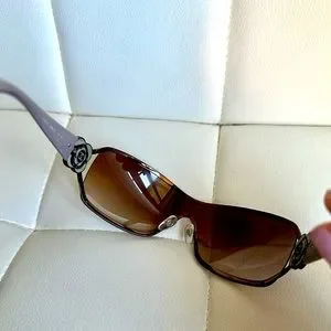 CHANEL Vintage Sunglasses model 4164-B C296/13 115 3N Chanel Swarovski Crystal Camellia CC Sunglasses 4164-B  main image 4